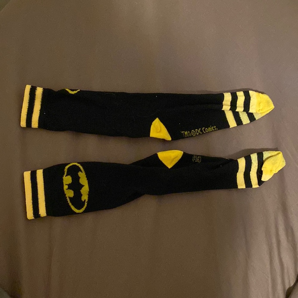Batman knee high socks